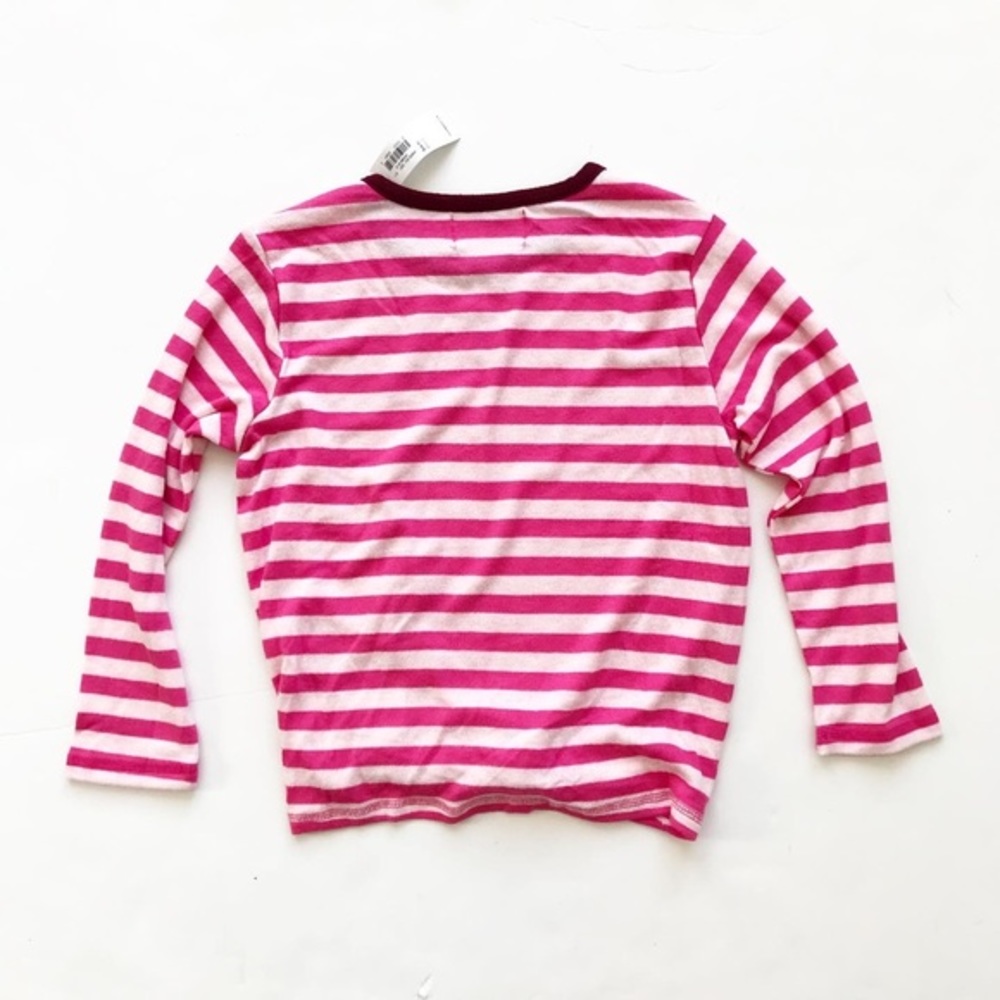 Old Navy NWT pink plush front tie top S(6/7) - Picture 4 of 4
